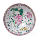 Two Chinese famille rose porcelain bowls with ducks, Republic period