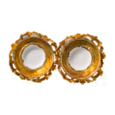 Two Fahua vases with gilded mountings for the Chinese market, 20th century