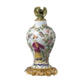 Two Fahua vases with gilded mountings for the Chinese market, 20th century