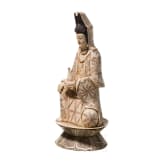 A Chinese figure of Guanyin made of bone, 20th century