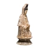A Chinese figure of Guanyin made of bone, 20th century