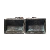A pair of small Chinese temple lions, 20th century