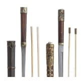 Two Chinese cutlery sets, circa 1900