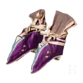 A pair of Chinese lotus shoes, 19th century