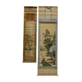 Two Chinese scroll paintings, 19th/20th century