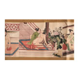 A Chinese shunga scroll, 1st half of the 20th century