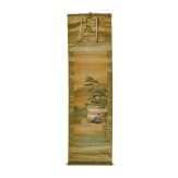 A Japanese scroll painting with a Daimyō, Taisho period, 1912 - 1926