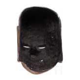 A Japanese Gigaku Noh Drama mask of a laughing old man, Edo period, 19th century
