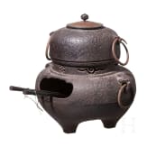 A Japanese kama and chagma, Meiji/Taisho period