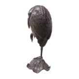 A Japanese bronze jar in the shape of a heron, 1st half of the 20th century