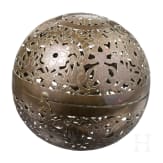 An Ottoman brass hand warmer from the Balkans, 18th century