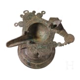An Indian oil lamp, 19th century
