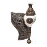 A Tibetan conch shell trumpet ("Dung Kar"), 19th century