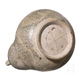 A Thai stoneware water vessel (kendi), 15th/16th century