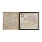 Two German maps of Bavaria and Lower Bavaria, Augsburg/N&uuml;rnberg, 1st half of the 18th century