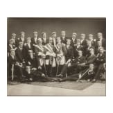 A German group photo of a students fraternity, circa 1900