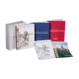 Three Sotheby's auction catalogs "The Royal House of Hanover", complete edition in a cassette, October 2005