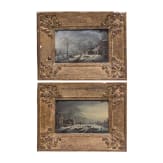Albert-Alexandre Lenoir, Paysages d'hiver, Paris, dated 1889
