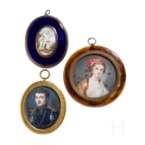 Three German miniatures, circa 1900