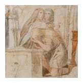 An Austrian sketch with enthroned Christ by Moritz von Schwind, 19th century