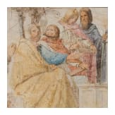 An Austrian sketch with enthroned Christ by Moritz von Schwind, 19th century