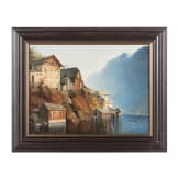 Gustav Adolf Meyerheim (1816 - 1894), Hallstadt am Hallst&auml;dter See, German, dated 1843