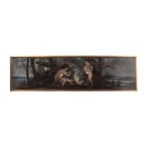 Four German supraportes with putti, 19th century