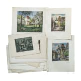 Paul Sollmann (1886 - 1950), Rothenburg o.d. Tauber Vedutas
