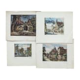 Paul Sollmann (1886 - 1950), Rothenburg o.d. Tauber Vedutas