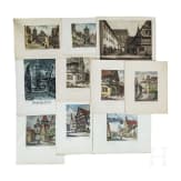 Paul Sollmann (1886 - 1950), Rothenburg o.d. Tauber Vedutas
