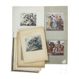 Franz Reinhardt the Elder, 15 watercolors, German, 1st half of the 20th century
