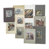 Franz Reinhardt the Elder, 15 watercolors, German, 1st half of the 20th century