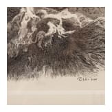 A pair of signed ibex drawings, dated 2006