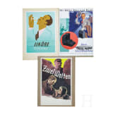 Hans Heinrich Koch, three poster designs, Munich, 1930s
