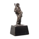 A small Italian bronze of Hercules, 17th century