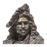 Auguste Joseph Carrier (1800 - 1875) - a French bronze bust showing Rembrandt, 19th century