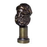 A French bronze head of a scholar (Homer?), 19th century
