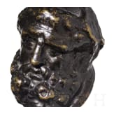 A French bronze head of a scholar (Homer?), 19th century