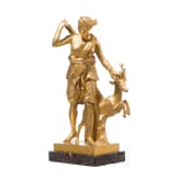 Ferdinand Barbedienne (1810 - 1892) - a fire-gilt bronze "Diana of Versailles", Paris, 19th century