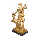 Ferdinand Barbedienne (1810 - 1892) - a fire-gilt bronze "Diana of Versailles", Paris, 19th century