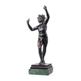 The Dancing Faun of Pompeii, Foundry Hermann Gladenbeck, German, circa 1900