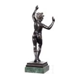 The Dancing Faun of Pompeii, Foundry Hermann Gladenbeck, German, circa 1900