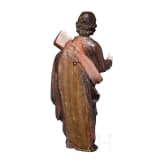 A German wooden apostle figure, circa 1700