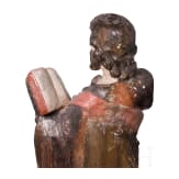 A German wooden apostle figure, circa 1700