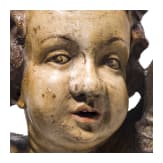 A South German winged angel's head (Putto), 18th century