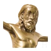 A brass Corpus Christi in Gothic style, German/Austrian, 19th century