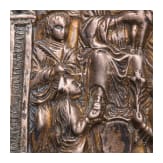 A French silver-plated plaque with homage to the Virgin Mary, 17th century