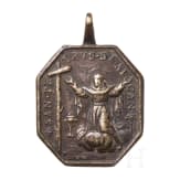 A Spanish medal of the Franciscan Order, 18th century
