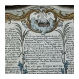 Four altar cards, 18th century