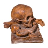 A memento mori bozzetto, probably German, late 18th/19th century